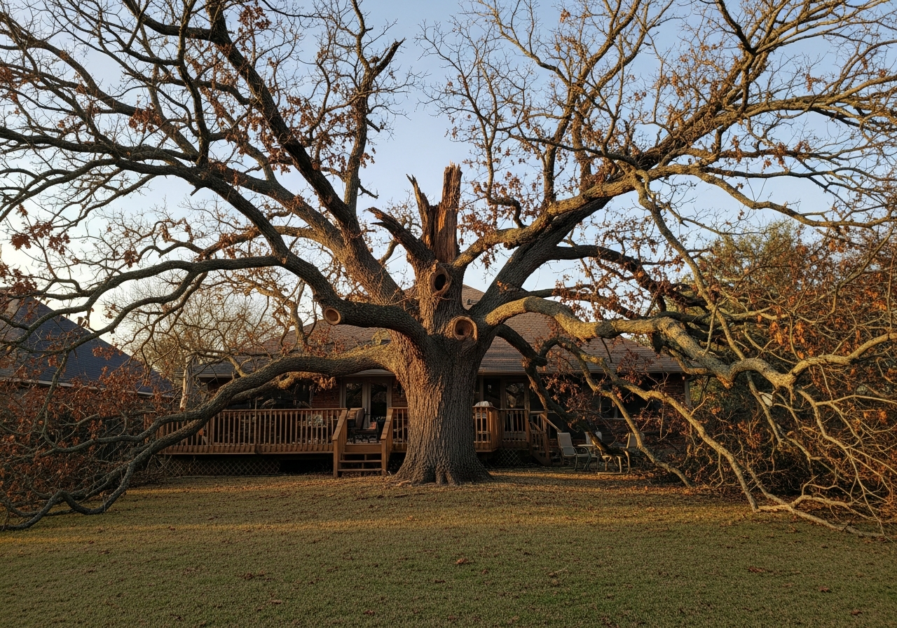 Before tree service in Lake Charles